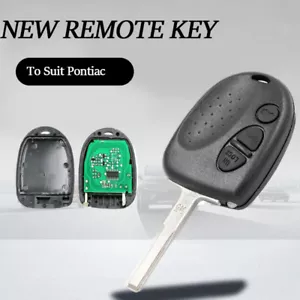 3Button for Pontiac GTO 2004 2005 2006 Uncut Blank Remote Key Fob QQY8V00GH40001 - Picture 1 of 6