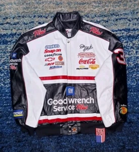 Dale Earnhardt Goodwrench JH Chase Authentics LEDER NASCAR Jacke USA Herren XXL - Bild 1 von 13