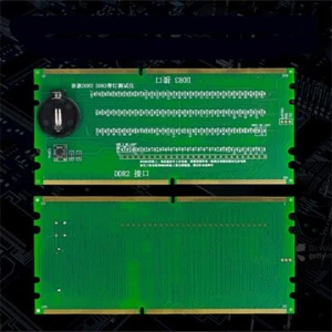Desktop PC Motherboard Repair Tester DDR2 DDR3 Memory Slot Test Card LED - Afbeelding 1 van 6