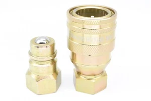 Nuovo set accoppiatore push-pull idraulico collegamento rapido Foton Lovol 1/2" NPT - Foto 1 di 5