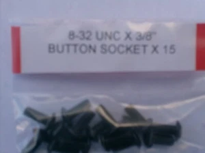 8-32 UNC X 3/8" BUTTON HEAD SOCKET SCREWS UCS.C16/3 X 15 - Picture 1 of 1