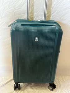 $440  Travelpro WalkAbout 6 Carry On Expandable Hardcase Spinner Luggage Green - Picture 1 of 10