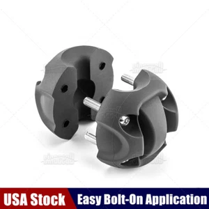 Black Winch Split Cable Hook Stop Stopper Rubber Cushion For Polaris RZR Can Am - Picture 1 of 7