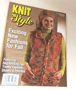 RARE - Knit 'N Style Magazine October 2005 Issue 139 - Imagen 1 de 1