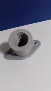 Standardgröße Gewinde 2 Loch Besenstiel Halterung Großeinkauf X12 (schwarz) - Bild 1 von 6
