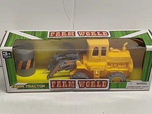 Farm World Yellow Farm Tractor Gift Collectible Child's Toy ~Ages 3+ Years  - Picture 1 of 7