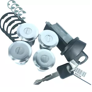 Ford E Series Van Ignition & Four Door Lock Cylinder Tumbler Barrel Set 2 Keys - Picture 1 of 2