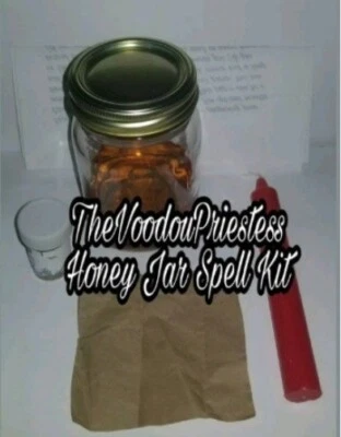 Honey Jar Magic Sweet Spell Voodou Priestess Voodoo Hoodoo Occult Natural Pagan