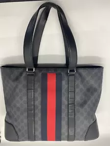Gucci GG PVC Sherry Line Tote Bag Echtheit - Bild 1 von 15