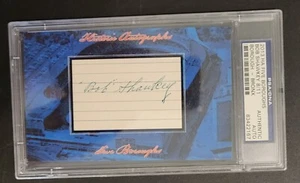 Bob Shawkey Autographed Historic Autographs 1927 Yankees PSA/DNA D.80 - Picture 1 of 1
