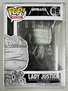 Lady Justice 89 ~ Metallica ~ Funko Pop Vinyl ~ NEAR MINT + FREE POP PROTECTOR - Picture 1 of 8
