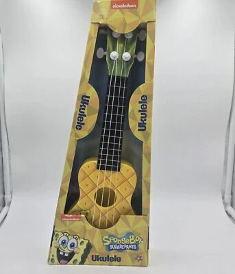 Nickelodeon SpongeBob SquarePants Pineapple Ukulele New In Box - Image 1 of 4