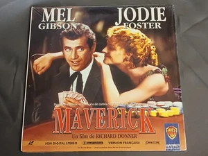 Maverick Mel Gibson Jodie Foster Laser Disc CDV Vintage LD Laserdisc - Picture 1 of 1