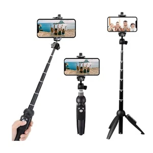 Selfie Stick Tripod Universal for iPhone Android 40" Portable Remote Shutter - Photo 1 sur 7