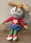 Yottoy Betty Bunny Loves Chocolate Cake Denim Skirt Stuffed Plush Toys Size: 13”