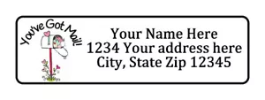 You've Got Mail. Personalized Return Address Labels 1/2 in by 1 3/4 in - Picture 1 of 1