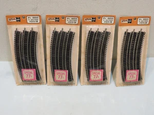 NIP Atlas N Gauge #2510-100 9 3/4" Radius Curved Track, 6 Sections, Qty 4 Pkgs - Picture 1 of 2