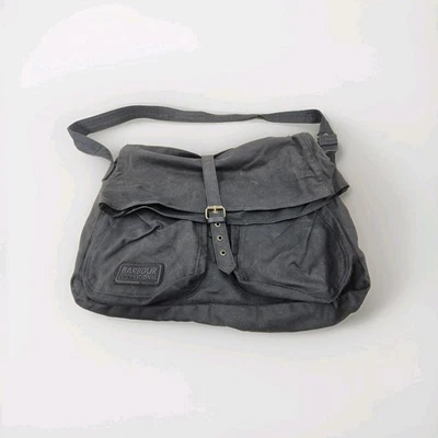 Barbour Utility Field-Umhängetasche aus Wachsbaumwolle Kuriertasche Biker Fahrer Utility-Tasche - Bild 1 von 4