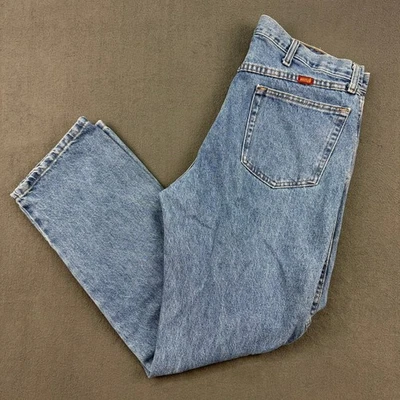 Rustler Jeans Men's Size 36x32 Light Wash Relaxed Fit Classic Denim Pants - Image 1 of 4