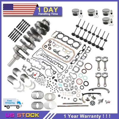 For Toyota Tacoma 2.7L 3RZ-FE Engine Rebuild Overhaul Kit-Crankshaft Rods Timing - Image 1 of 4
