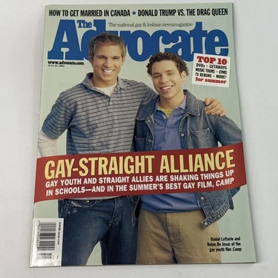 The Advocate Magazine July 22, 2003 Daniel Letterle,Robin De Jesus - Image 1 of 4