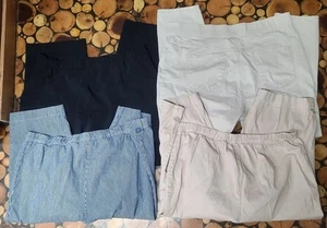 4pc Lot Women's Capri Cropped/Pants Size XL 16/18 - Picture 1 of 10