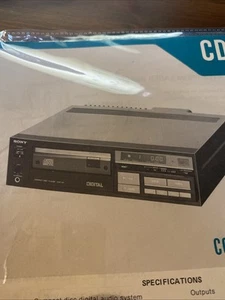 Reproductor de discos compactos CDP-101 RM-101 - Manual de servicio - Sony 311 - Imagen 1 de 2