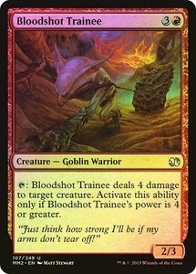 MTG FOIL Bloodshot Trainee  - Modern Masters 2015 #107 - Picture 1 of 1