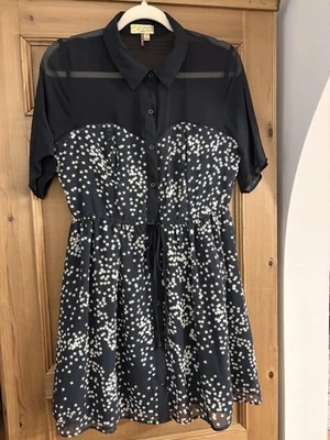 Vestido Princesa Vera Wang Azul Marino, Talla 11 Usado en Excelente Condición Foto 1 de 4