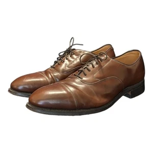 Johnston and Murphy Optima Melton Leather Oxford Shoes Brown Dress Formal Tan - Picture 1 of 9