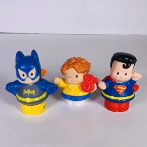 Fisher Price Little People DC Super Heroes Friends Superman & Batman - Picture 1 of 1
