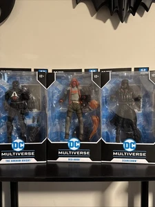 McFarlane Arkham Knight Vogelscheuche Red Hood 3 Stück - Bild 1 von 6