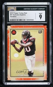 2013 Topps Turkey Red DeAndre Hopkins (Catching) #97 CGC 9 Mint Rookie RC - Picture 1 of 3