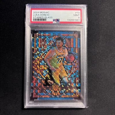LUKA DONCIC 2024 PANINI MOSAICO #13 VITRAL PRIZM SSP ESTUCHE ¡¡ÉXITO!! PSA 9!! Foto 1 de 2
