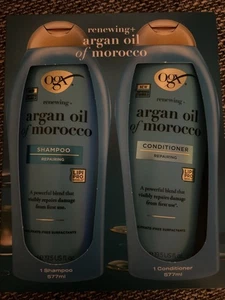 OGX Renewing Argan Oil of Morocco Conditioner & Shampoo 577ml - Picture 1 of 4