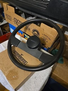 Chevy BLAZER S10 gmc s15 jimmy sonoma 2-Spoke Black  Steering Wheel Mint 82-94  - Picture 1 of 13