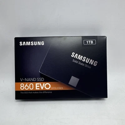 Unidad de estado sólido Samsung 860 EVO 1 TB 2,5" SATA 6 Gb/s V-Nand SSD MZ-76E1T0 Foto 1 de 4