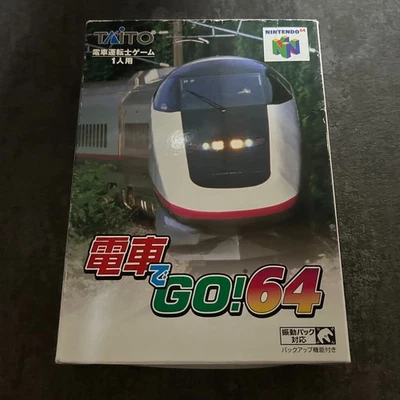 N64 Densha De Go! 64 Boxed Nintendo 64 Simulation Game Japan - Image 1 of 4