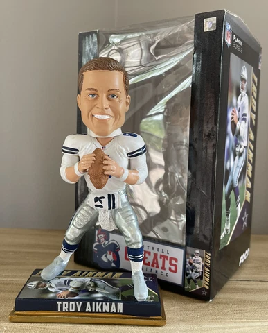 TROY AIKMAN Dallas Cowboys Legend NFL Photo Base HOF Bobblehead NIB! Cover