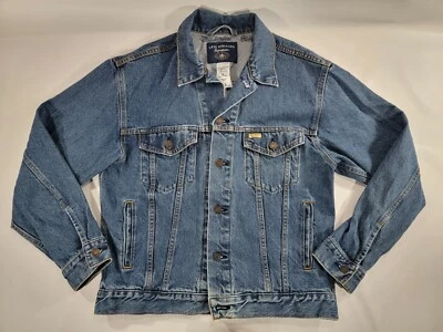 Chaqueta Levi Strauss Mujer Mediana 8 10 Signature Denim Trucker Botón Delantero Foto 1 de 4