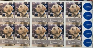 Australia 2008 Working Dogs Labrador Strip of 10 MNH - Picture 1 of 2