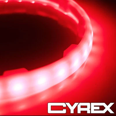 ALTAVOZ LED ROJO DE 2 PIEZAS ANILLOS DE LUZ QUE CAMBIAN DE COLOR SE ADAPTA A ALTAVOCES SUBWOOFER DE 6,5" P6 Foto 1 de 2