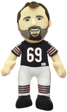 NFL Chicago Bears Jared Allen Plush Figure, 10" #69 Blue NWT Cover