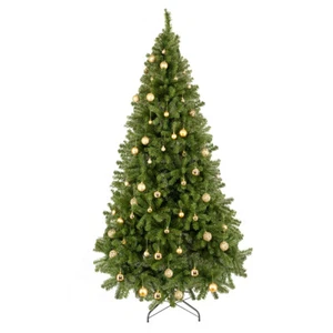 7.5FT Christmas Tree Artificial PVC 1450 Branches Xmas Holiday Indoor Outdoor - Picture 1 of 14