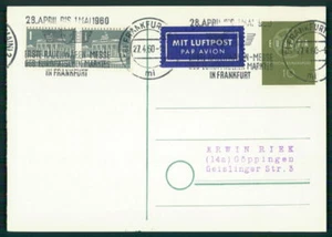 BERLINO SERIE PERMANENTE 140 x COSTRUZIONI 1960 COPPIA CARTOLINE Mi solo -.-!! ea04 - Foto 1 di 2