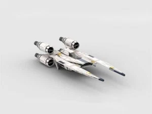 Modubrix Moc Building Block UT-60D U-wing Starfighter Set Bricks Toy Kit 2448pcs - Picture 1 of 5