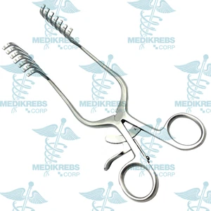 Retractor cerebeloso Miskimon 38 mm x 220 mm 7 x 7 puntas romo o instrumento de grado - Imagen 1 de 2