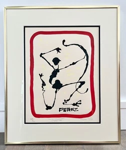 Original Francisco Perez signed lithograph with COA new matting and museum glass - Picture 1 of 10