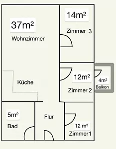 Monteurunterkunft für bis zu 6 Personen/100 Euro pro Nacht - Bild 1 von 12