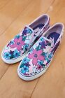 Nike Floral Toki Aloha Pack Slip On Shoes Women's Size 8 Canvas 724769-605